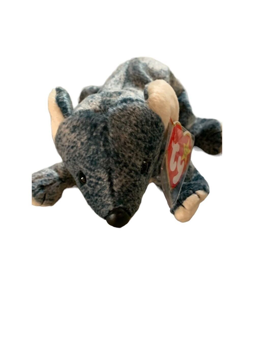 TY Beanie Babies Eucalyptus Koala Plush Bear Toy, Gray error tag